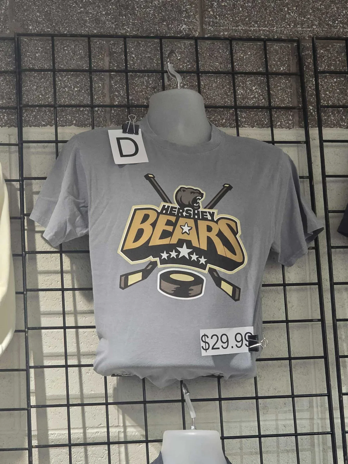 Hershey Bears alternate logo shirt