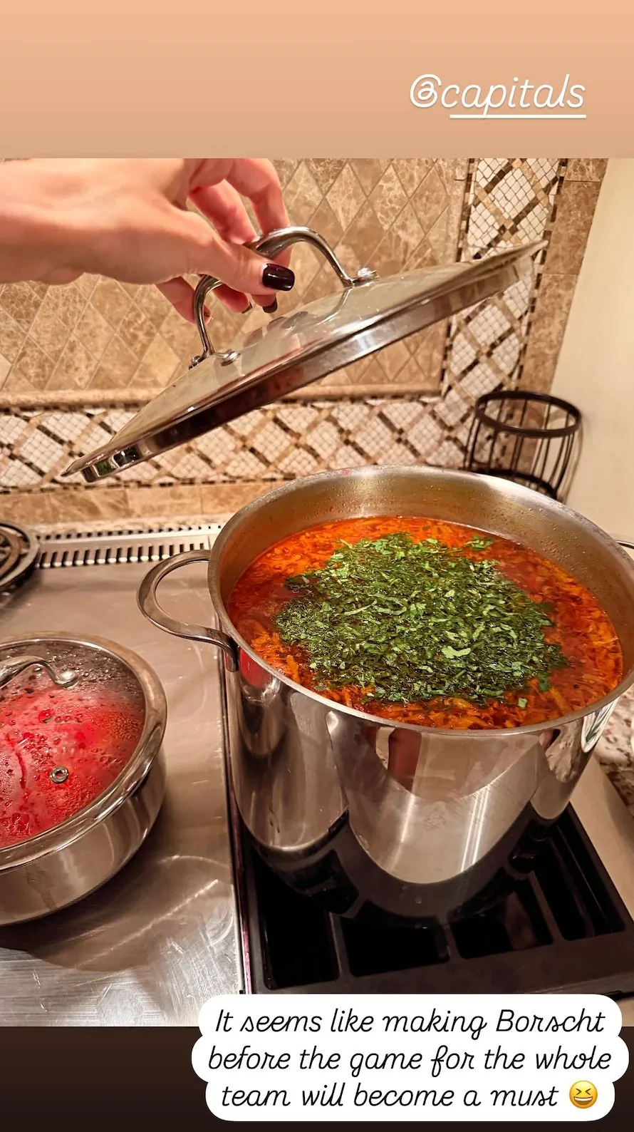 Nastya Ovechkina's borscht