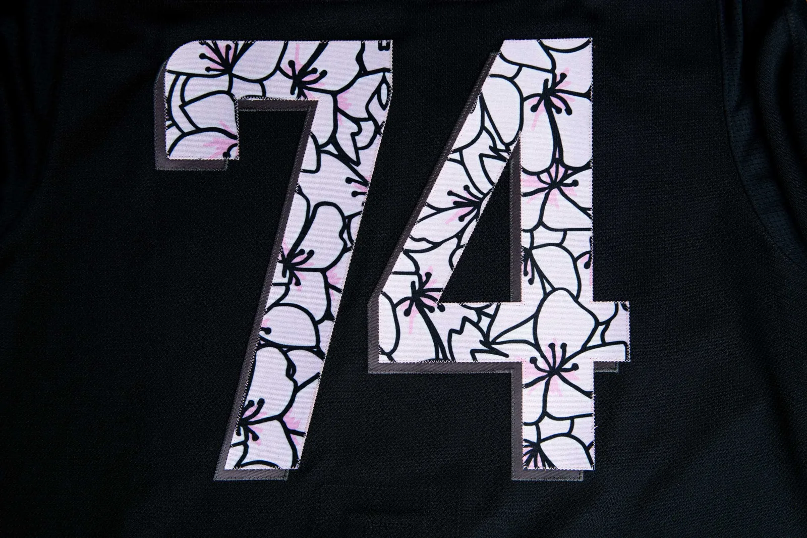 A tight shot of the digit styling on the new sweater