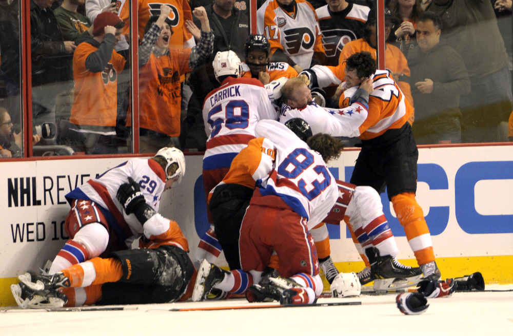 Flyers vs. Caps: Fans at Wells Fargo Center for Flyers' 3-1 loss