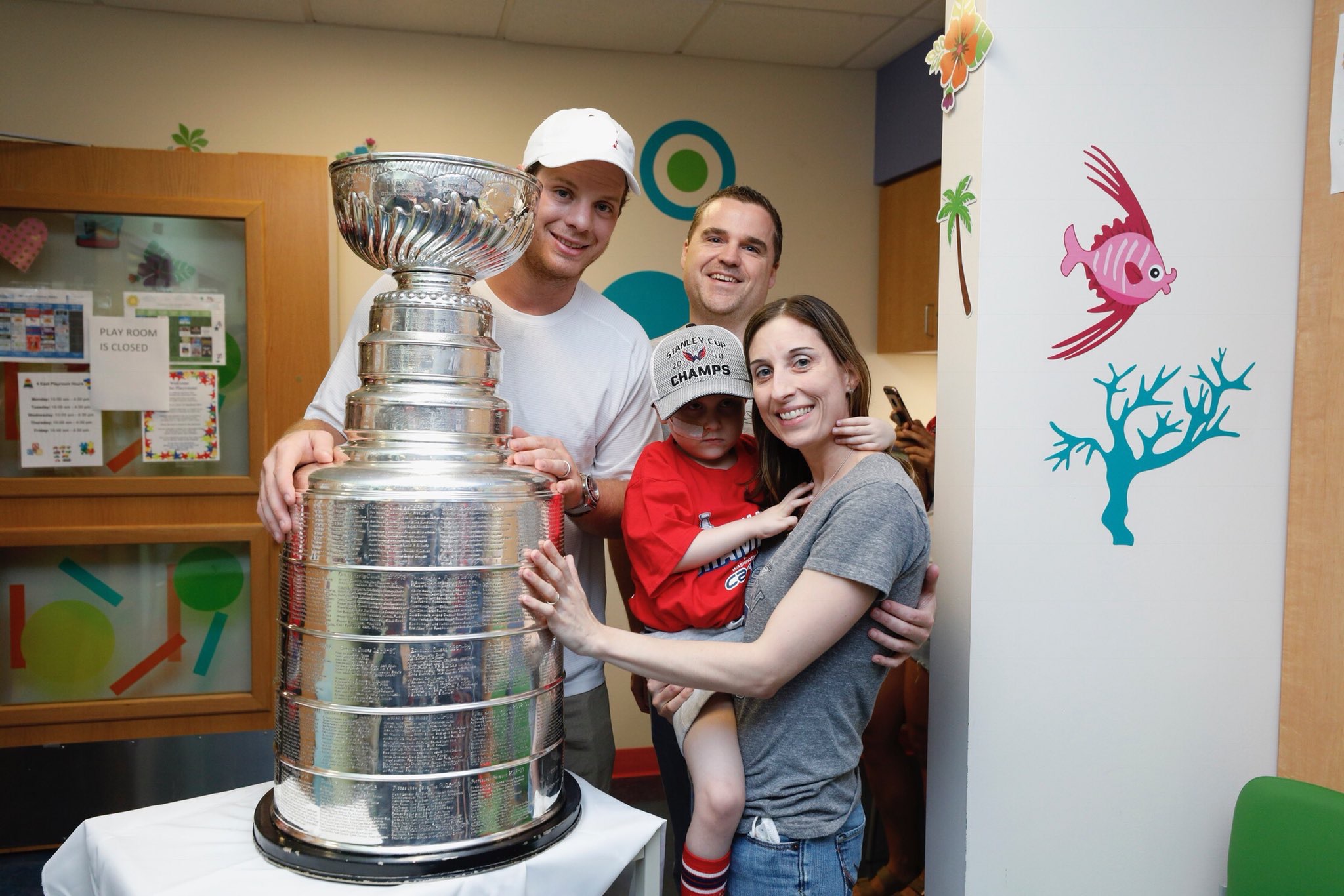 Stanley Cup raises spirits at South Shore Hospital