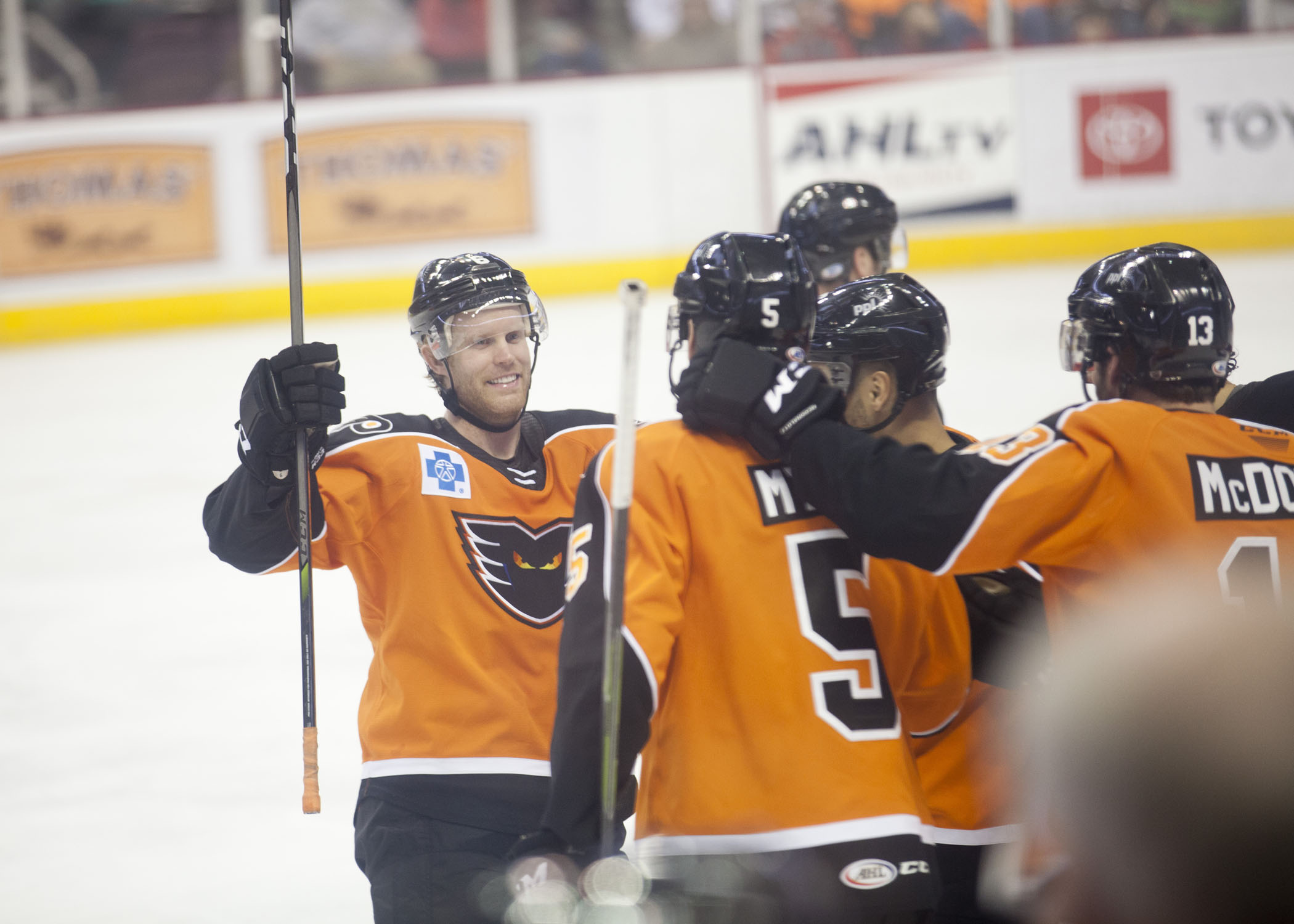 Riley Barber Scores Hershey Bears’ Lone Goal in 6-1 Loss to Lehigh Valley Phantoms (Photos ...