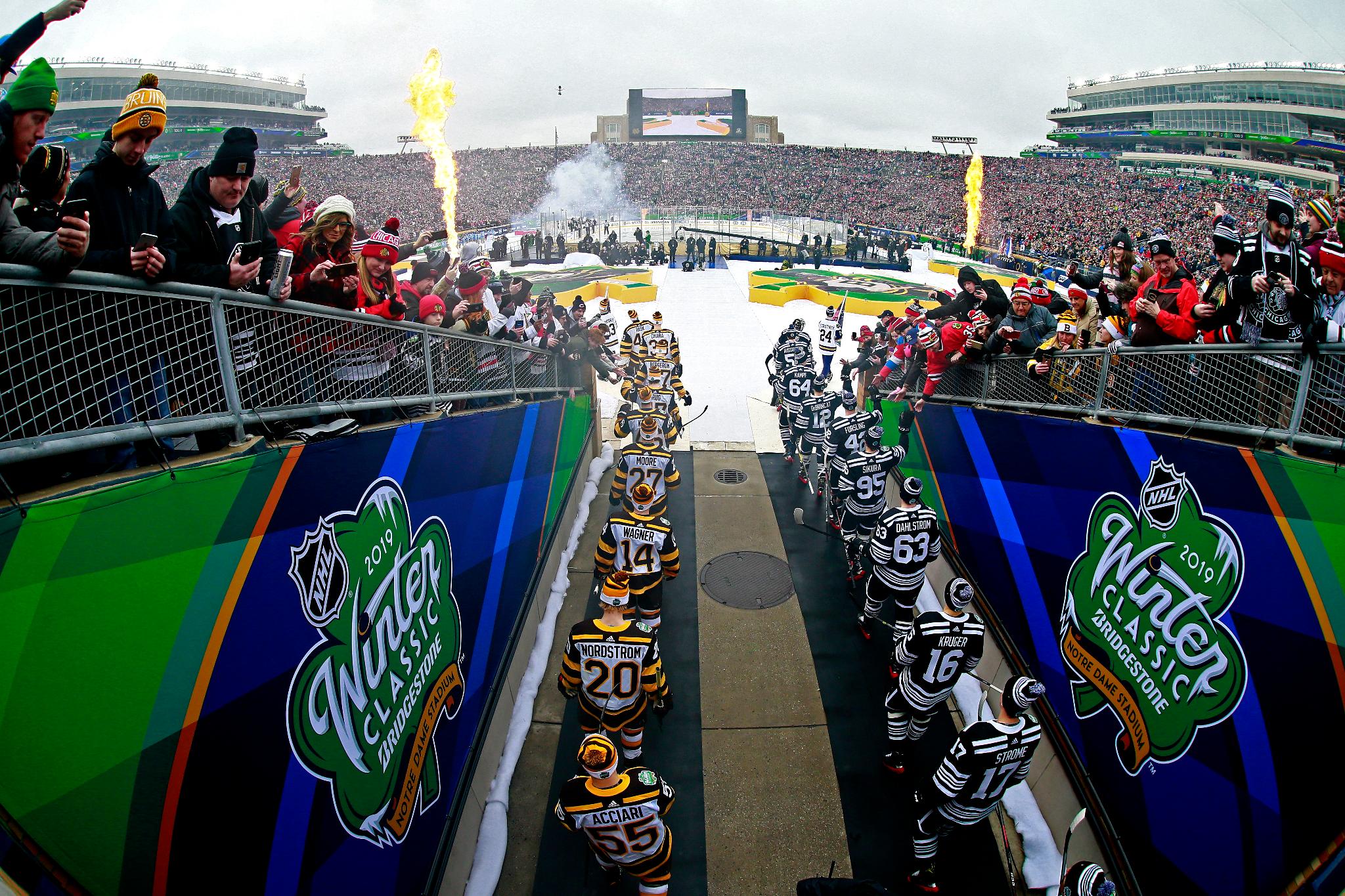 2019 Winter Classic: Blackhawks to host Bruins at Notre Dame, per