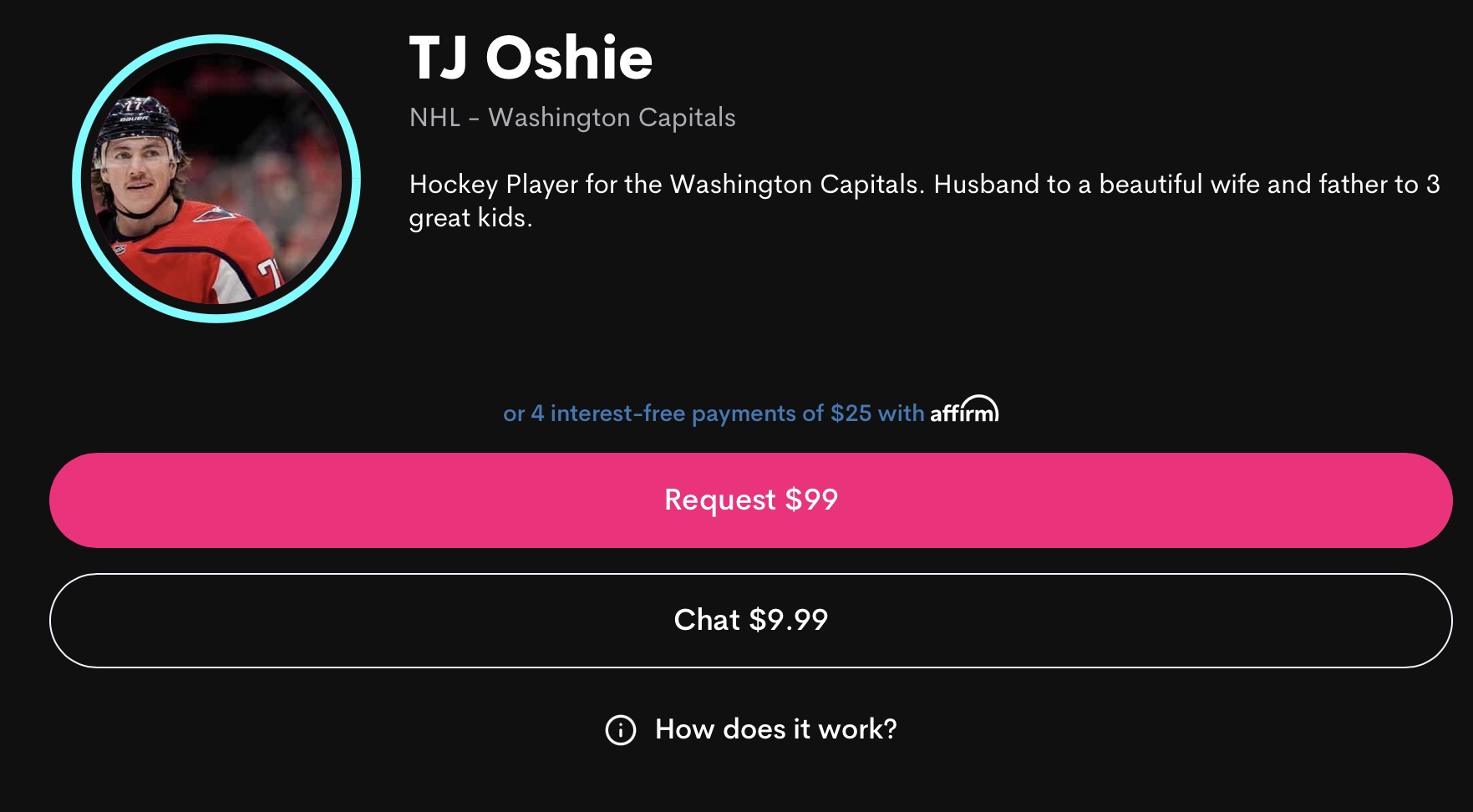 TJ Oshie's Nickname Is Osh