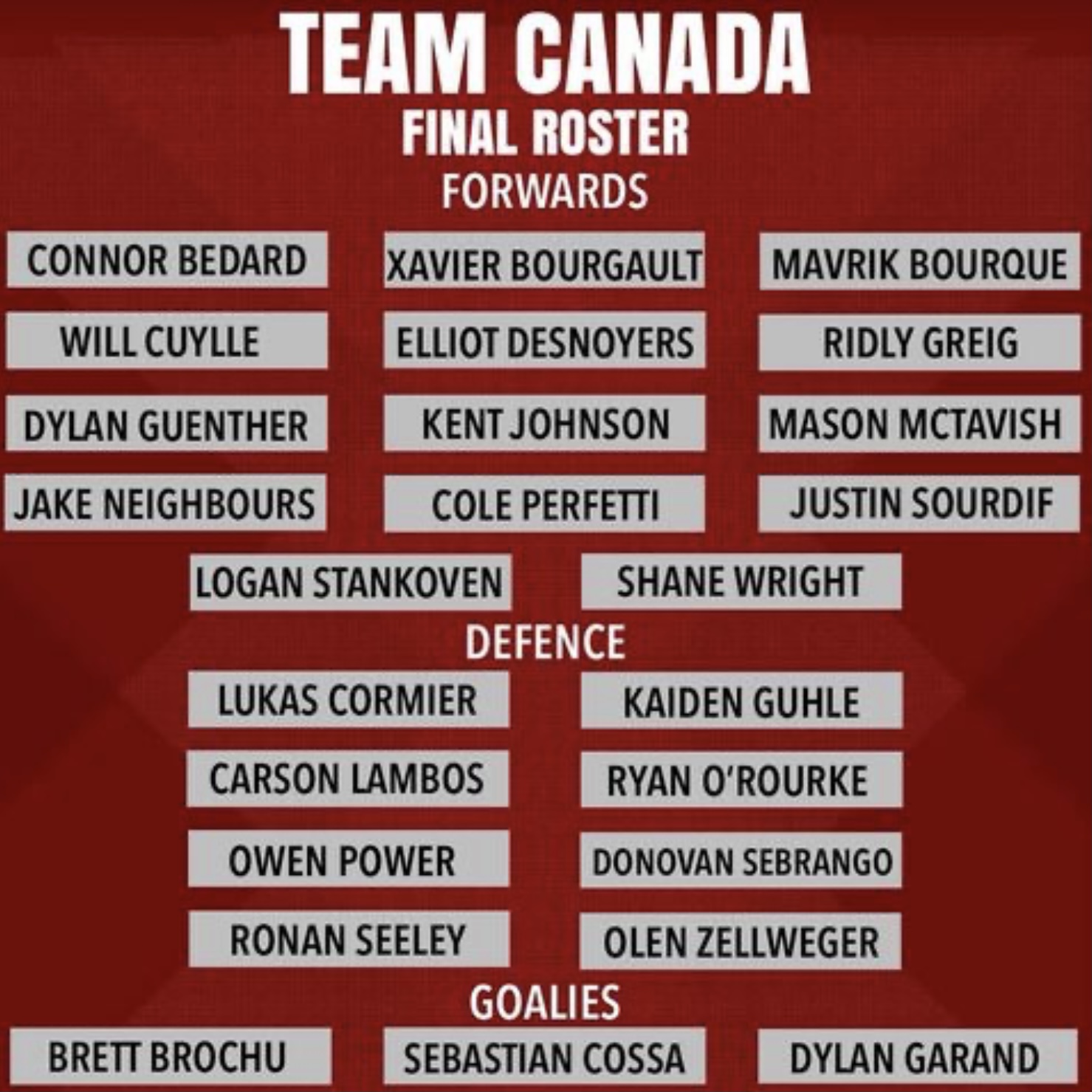 Hendrix Lapierre Not On Team Canada Roster For Rescheduled 2022 World Junior  Championship