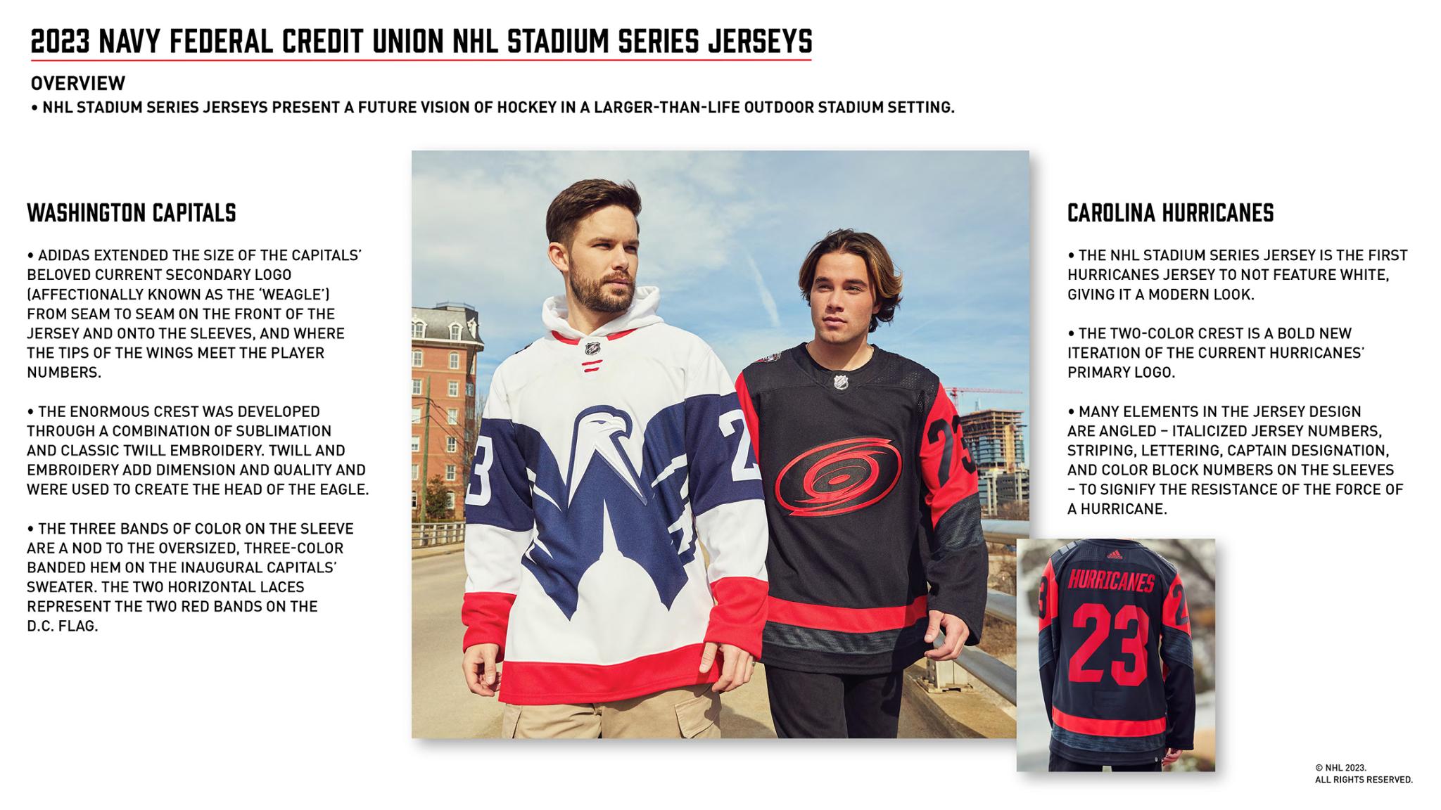 The Capitals will wear their Stadium Series jerseys in one other regular- season game