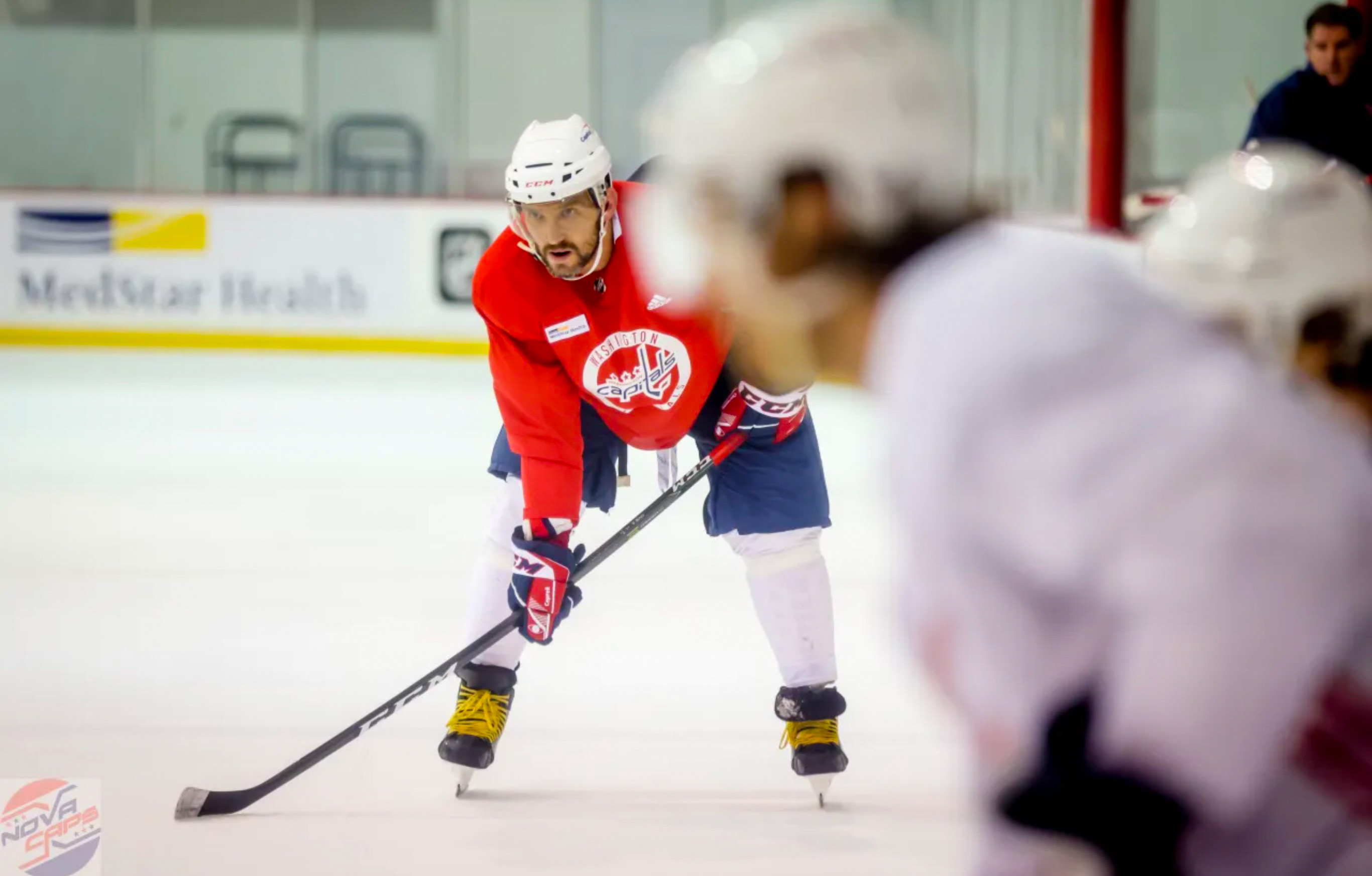 Monday's Capitals Practice Notebook: Nic Dowd Appears Ready To