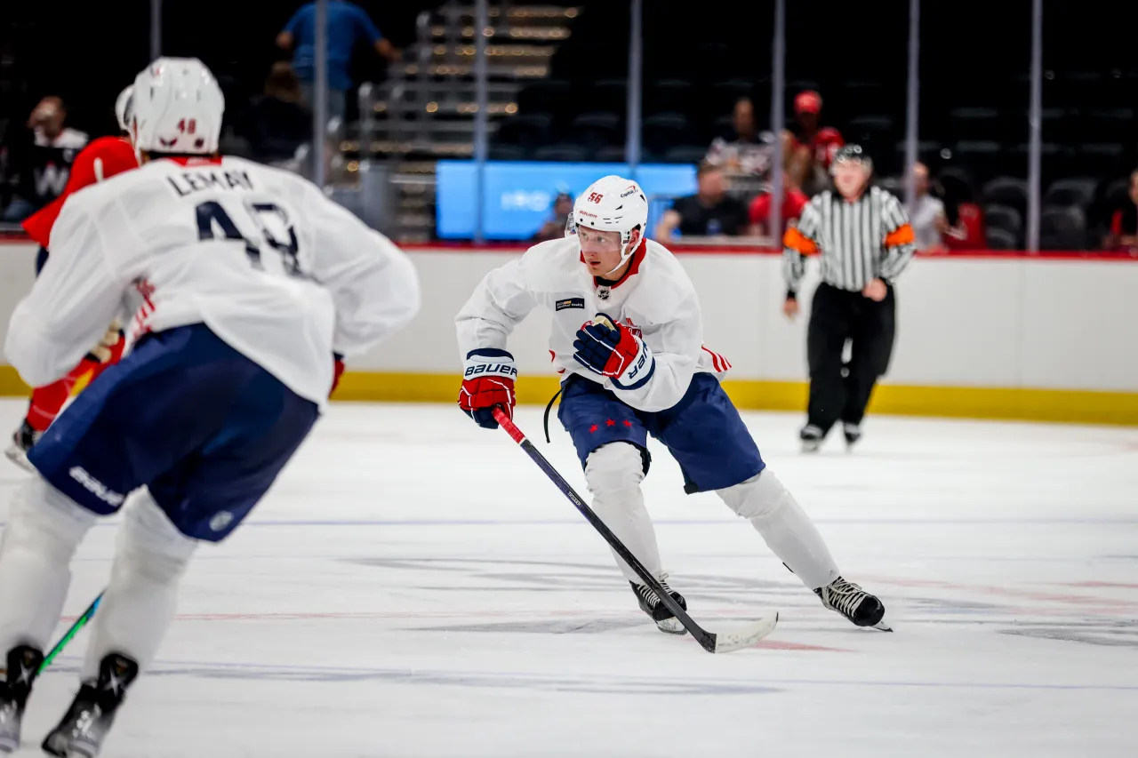 Capitals Forward Prospect Oskar Magnusson Takes One Step Down In Hopes Of  Taking Two Steps Forward